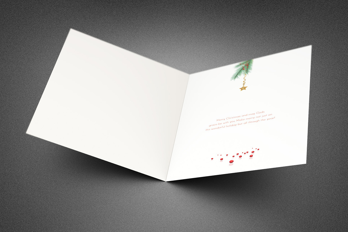 Merry Christmas Greeting Card in Invitation Templates - product preview 8