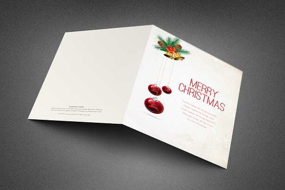 Merry Christmas Greeting Card in Invitation Templates - product preview 2