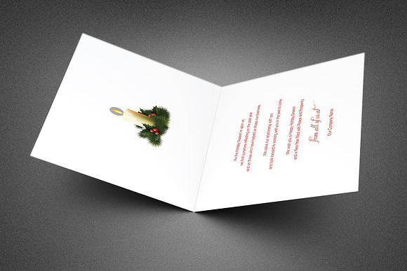 Ornate Christmas Thank You Card in Invitation Templates - product preview 1