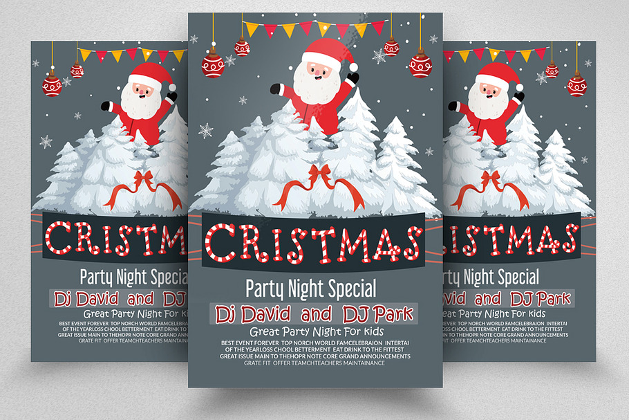 Christmas Party Night Flyer