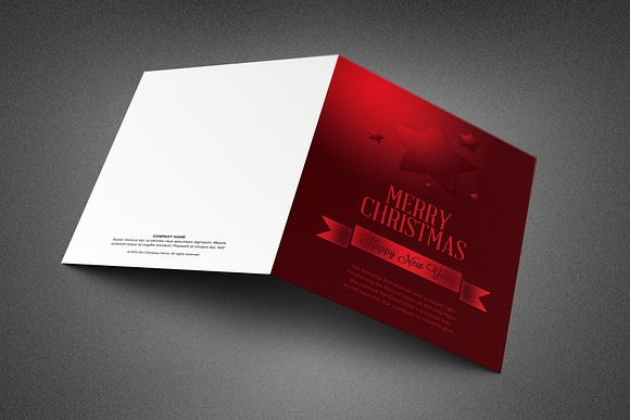 Christmas Star Greeting Card in Invitation Templates - product preview 1