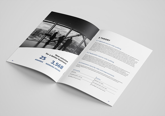 White Paper 30 Pages in Brochure Templates - product preview 2