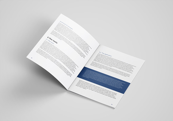 White Paper 30 Pages in Brochure Templates - product preview 8