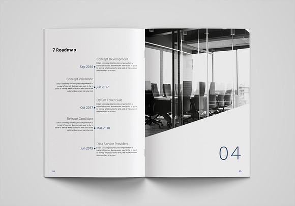 White Paper 30 Pages in Brochure Templates - product preview 13