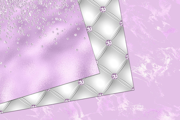 Glitzy Purple Digital Paper in Textures - product preview 2