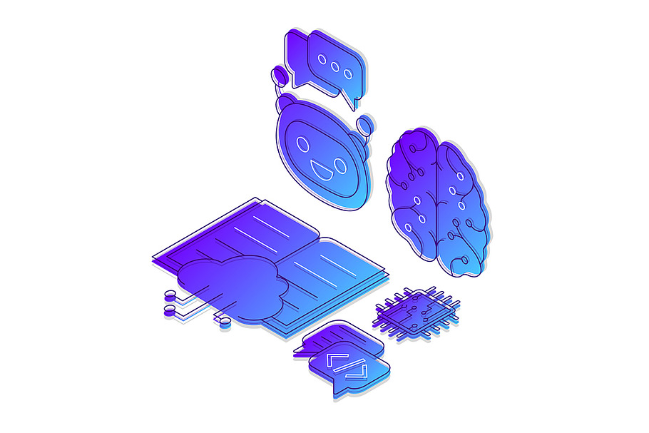 Artificial intelligence illustration in Illustrations - product preview 8