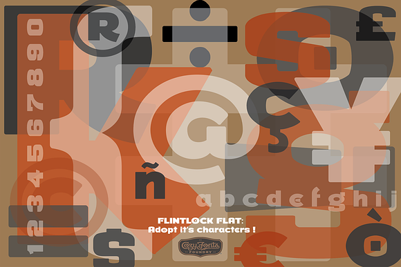 Flintlock in Sans-Serif Fonts - product preview 7
