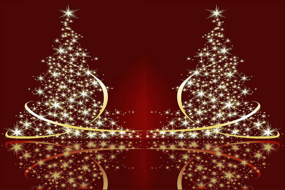 Abstract Glittering Christmas Tree in Illustrations - product preview 8