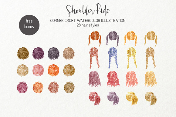 Shoulder Ride Illustration in Illustrations - product preview 4