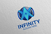 Infinity loop logo Design 23