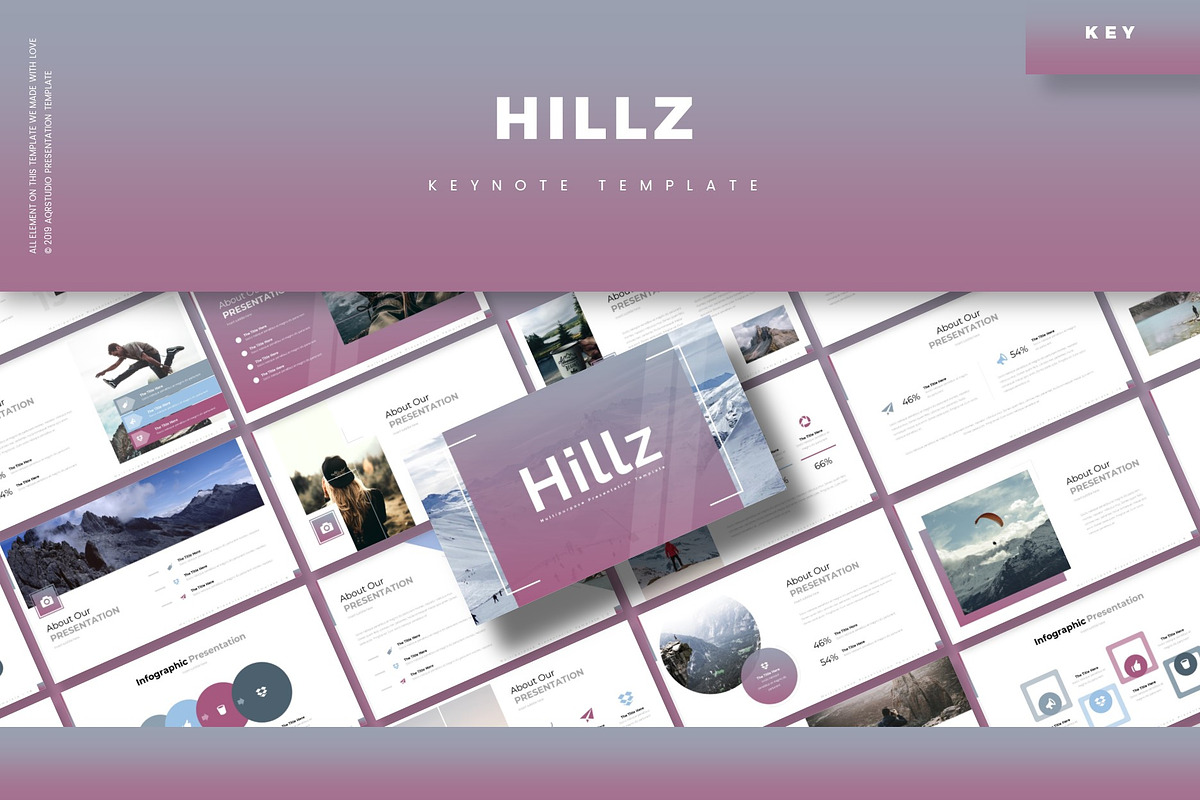 Hillz - Keynote Template in Keynote Templates - product preview 8