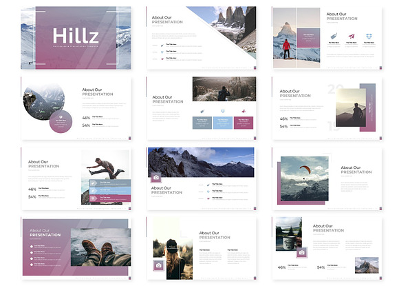 Hillz - Keynote Template in Keynote Templates - product preview 1