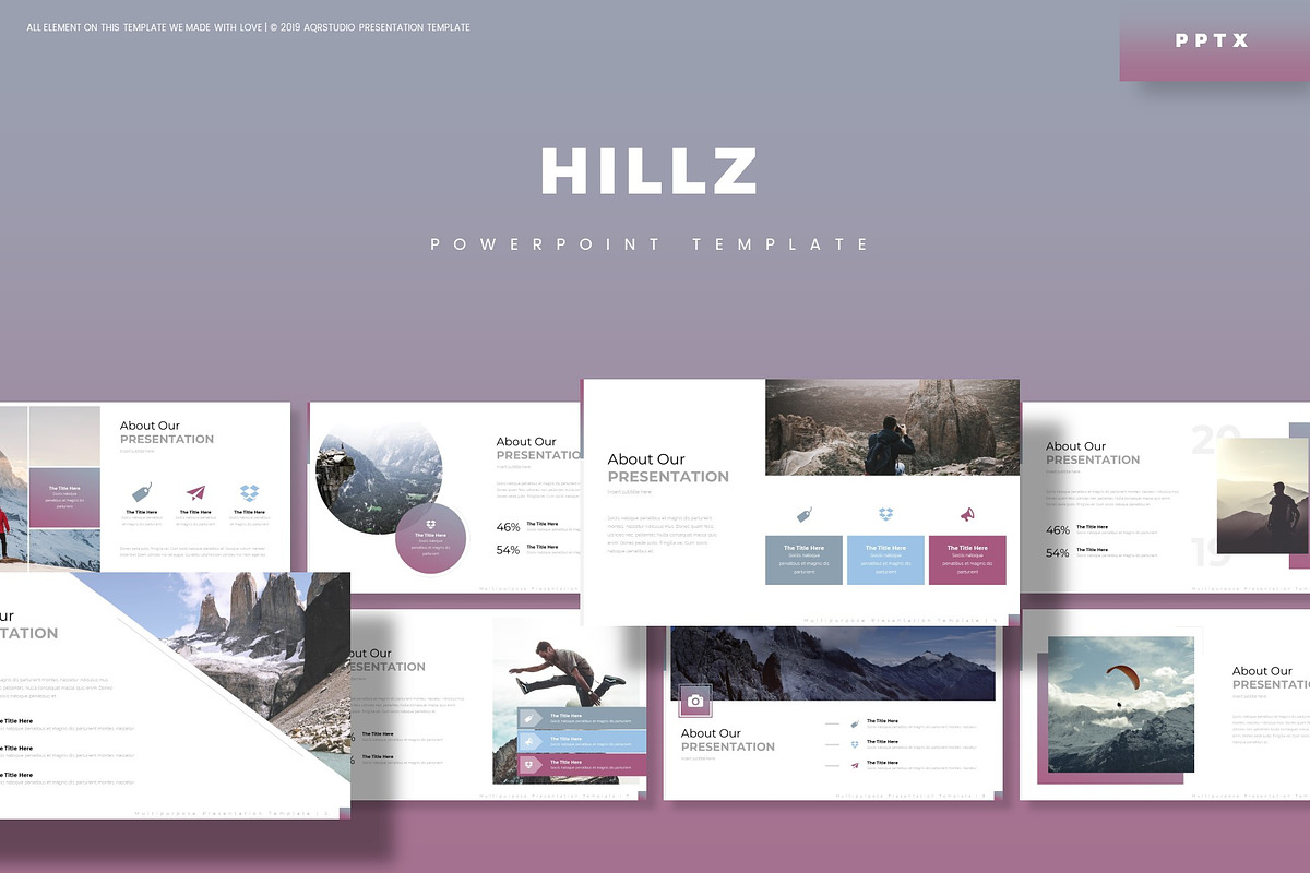 Hillz - Powerpoint Template in PowerPoint Templates - product preview 8