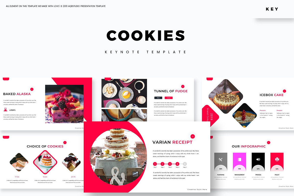 Cookies - Keynote Template in Keynote Templates - product preview 8