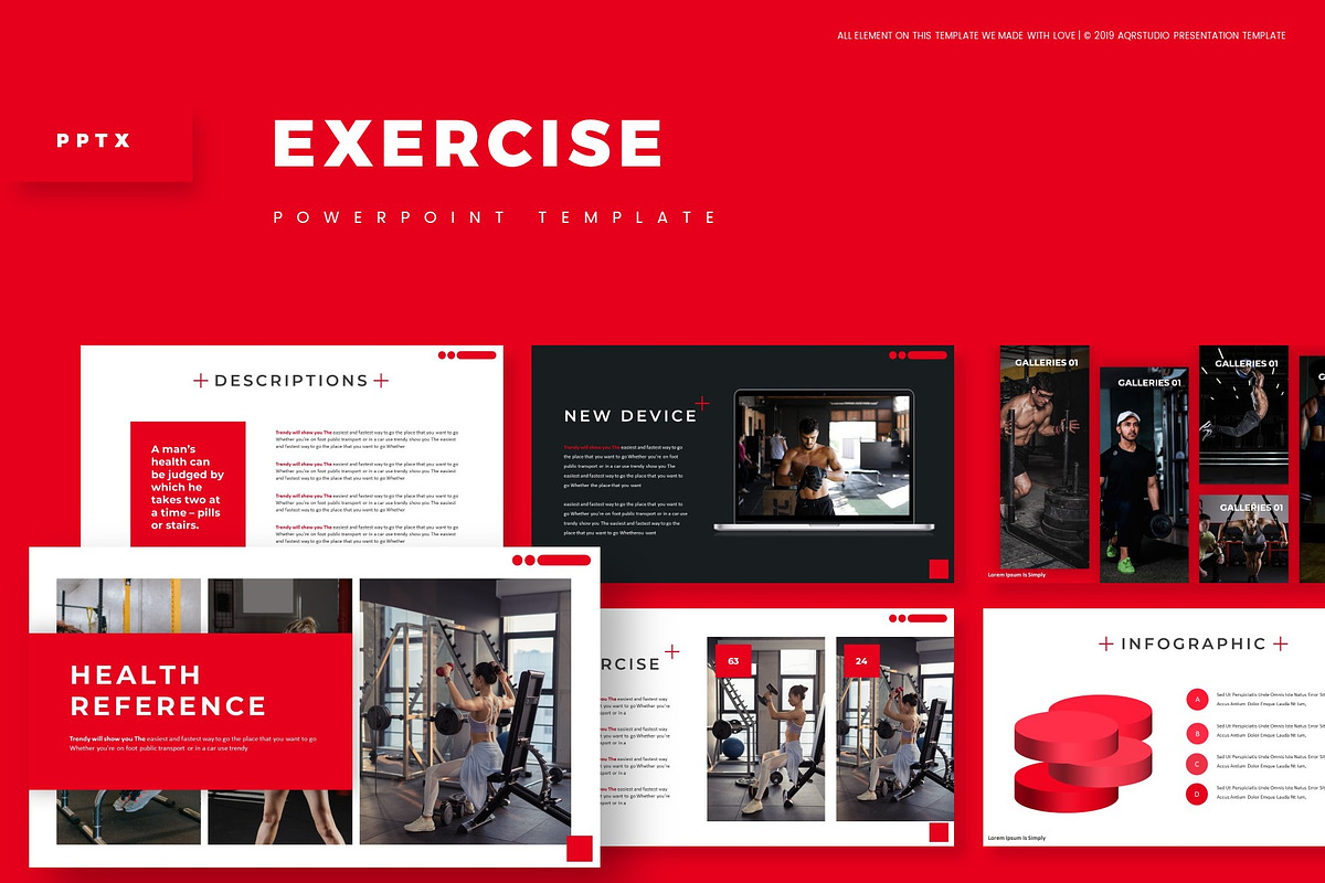 Exercise - Powerpoint Template in PowerPoint Templates - product preview 8