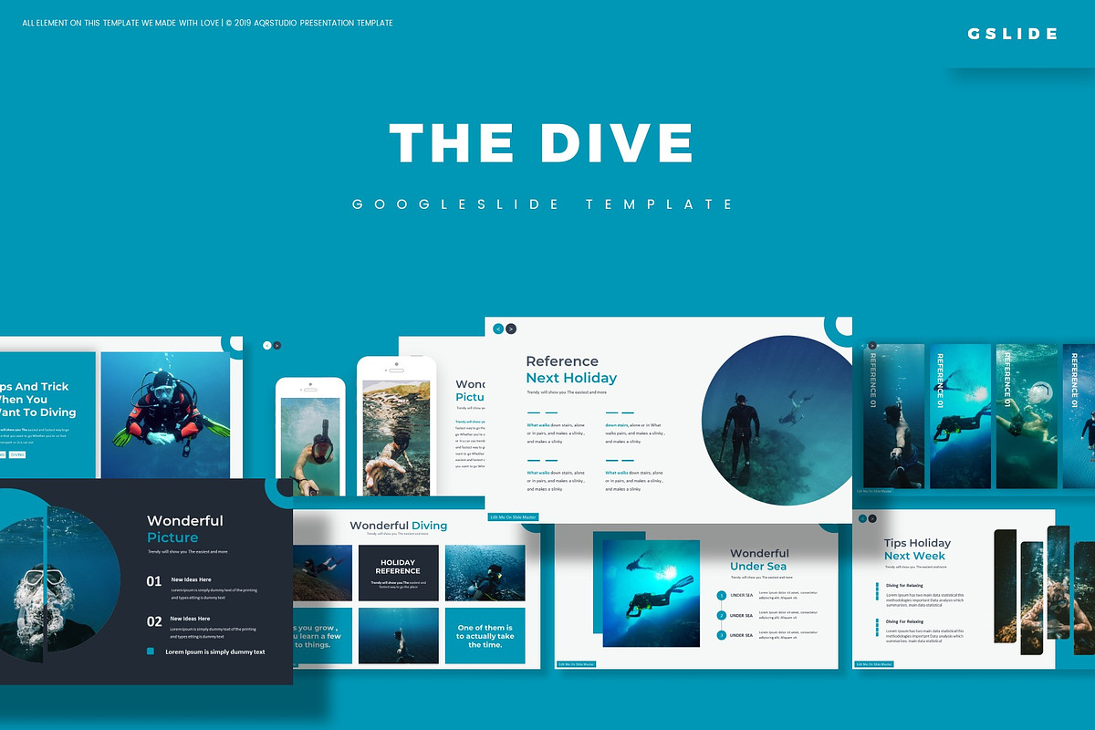 The Dive - Google Slides Template in Google Slides Templates - product preview 8