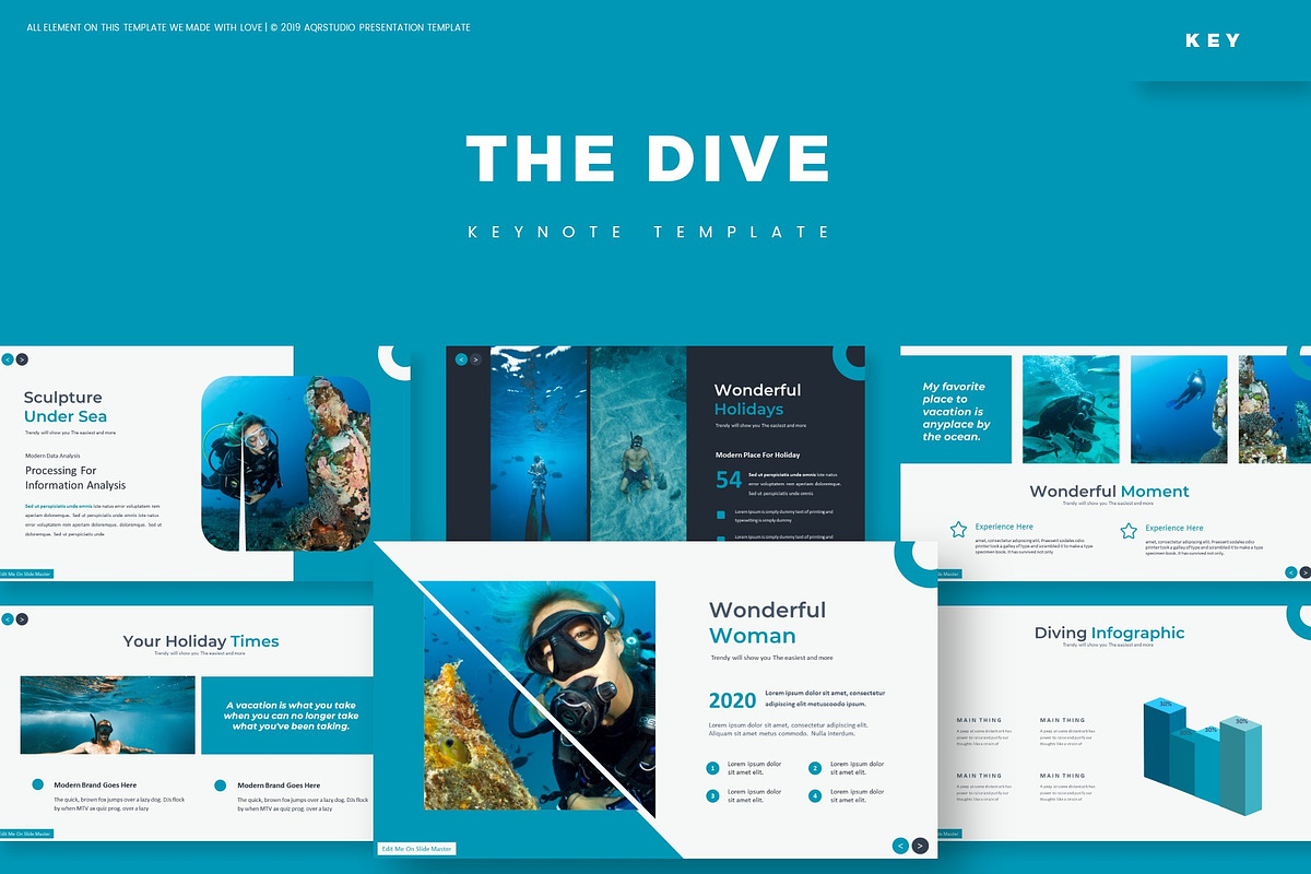 The Dive - Keynote Template in Keynote Templates - product preview 8