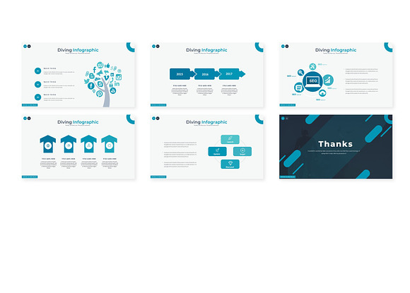 The Dive - Keynote Template in Keynote Templates - product preview 3