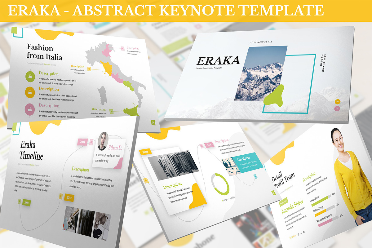Eraka - Abstract Keynote Template in Keynote Templates - product preview 8