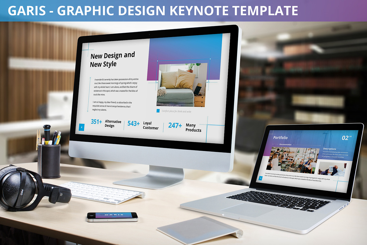 Garis - Keynote Template in Keynote Templates - product preview 8