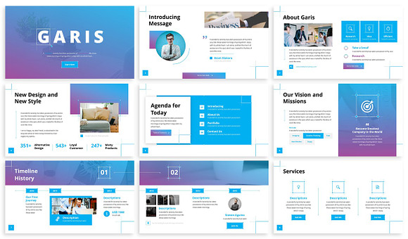 Garis - Keynote Template in Keynote Templates - product preview 1