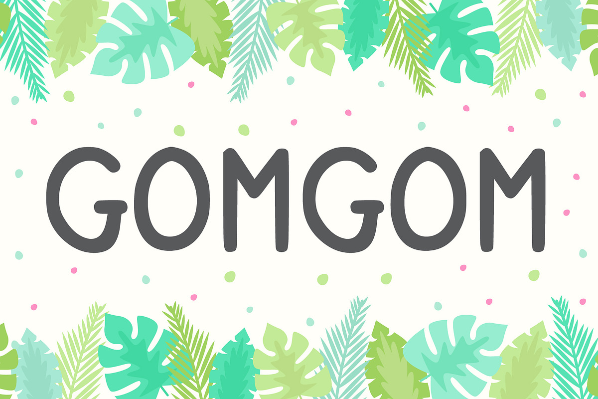 Gomgom | Handwriting Font in Display Fonts - product preview 8