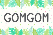 Gomgom | Handwriting Font