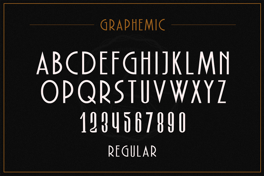 Graphemic | Deco Condensed Sans in Sans-Serif Fonts - product preview 9