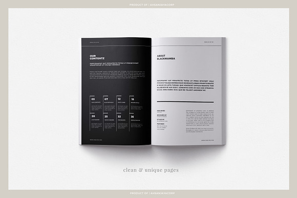 BLACKMAMBA - Magazine in Magazine Templates - product preview 1