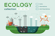 Box of Ecology Graphic Elements