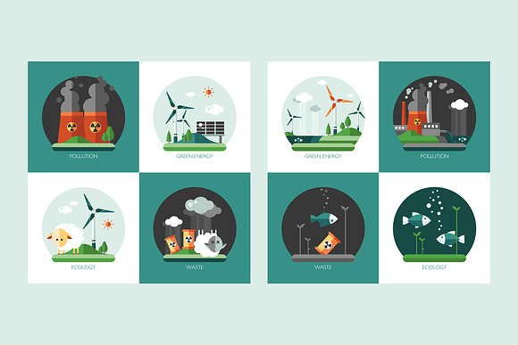 Box of Ecology Graphic Elements in Web Elements - product preview 10