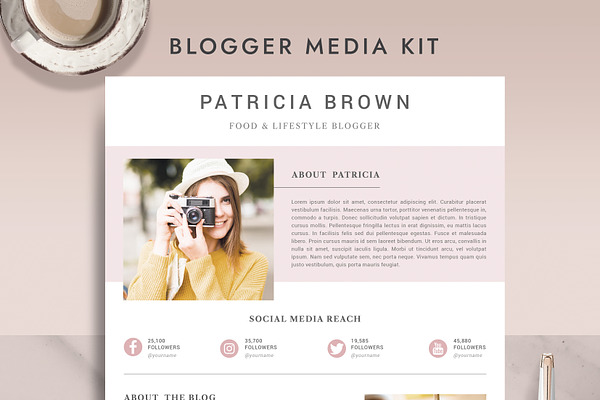 Media Kit for Bloggers BM007