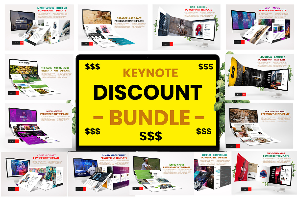 Bundle Vol 1 Keynote Template in Keynote Templates - product preview 8