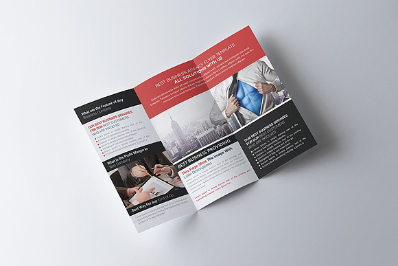 Mobile App Trifold Brochure Template in Brochure Templates - product preview 2