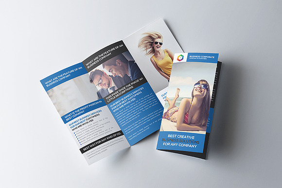 Modern Trifold Brochure Template in Brochure Templates - product preview 1