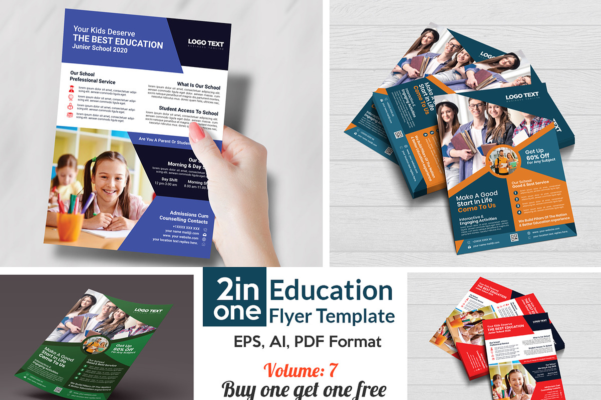 Admission Flyer Templates in Flyer Templates - product preview 8