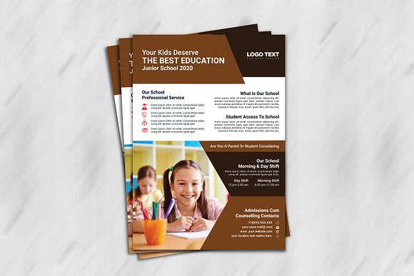 Admission Flyer Templates in Flyer Templates - product preview 2