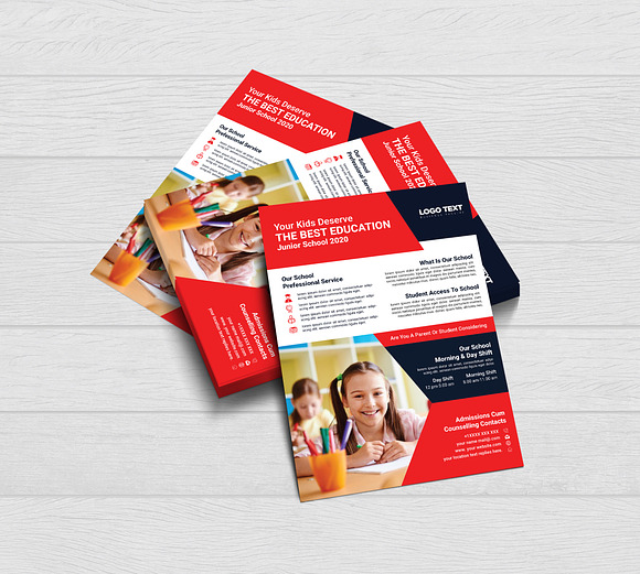 Admission Flyer Templates in Flyer Templates - product preview 3