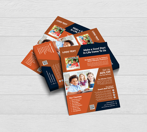 School Flyer Templates in Flyer Templates - product preview 1