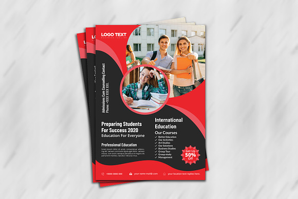 Admission Flyer Templates in Flyer Templates - product preview 4