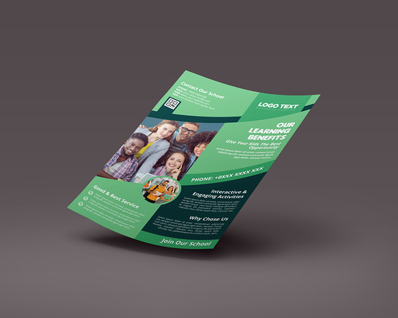 Admission Flyer Templates in Flyer Templates - product preview 6