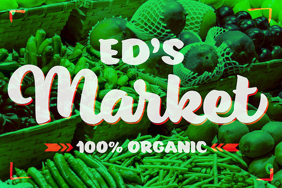 Ed's Market Collection in Display Fonts - product preview 4