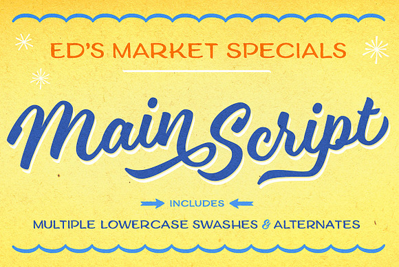 Ed's Market Collection in Display Fonts - product preview 7
