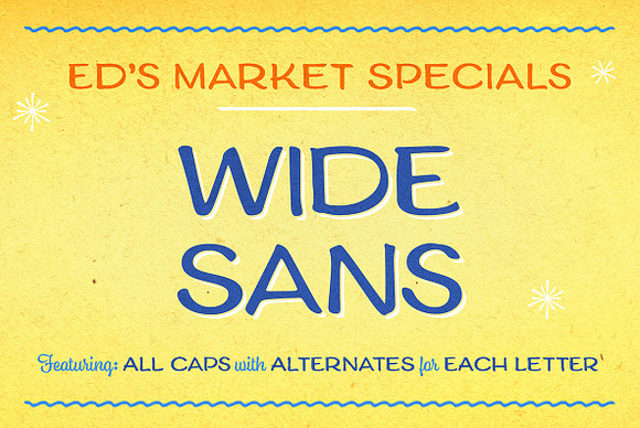 Ed's Market Collection in Display Fonts - product preview 10