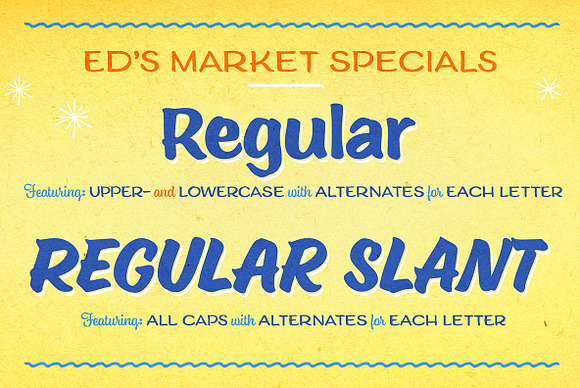 Ed's Market Collection in Display Fonts - product preview 12