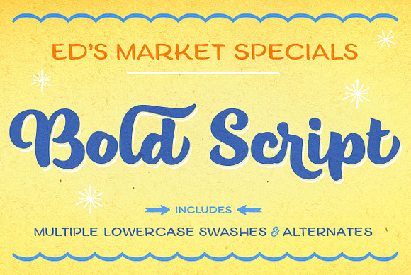 Ed's Market Collection in Display Fonts - product preview 15
