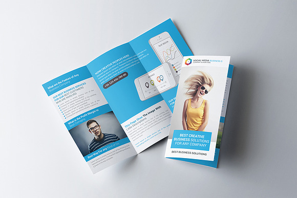 Software House Trifold Brochure in Brochure Templates - product preview 1