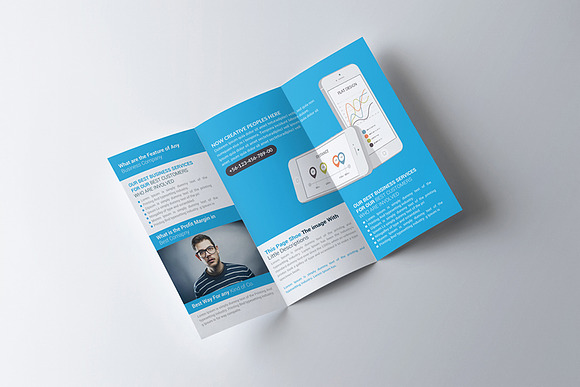 Software House Trifold Brochure in Brochure Templates - product preview 2