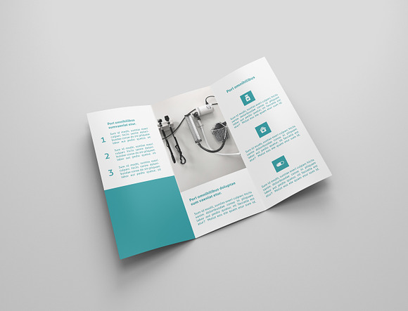 Medicine Tri-fold Brochures in Brochure Templates - product preview 1
