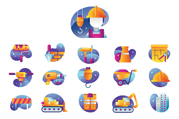 Building and Construction Icons